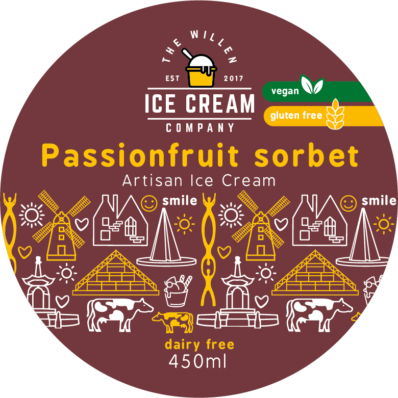 Passionfruit Sorbet (DF; Vg)